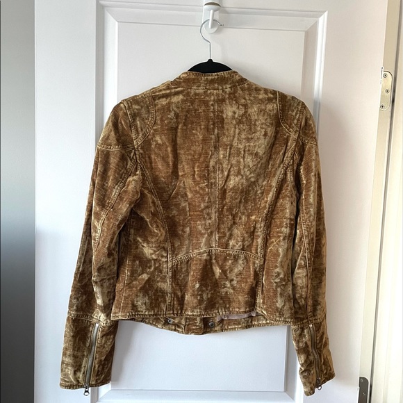 NEW FREE PEOPLE / DUSK TILL DAWN VELVET JACKET - Picture 5 of 5
